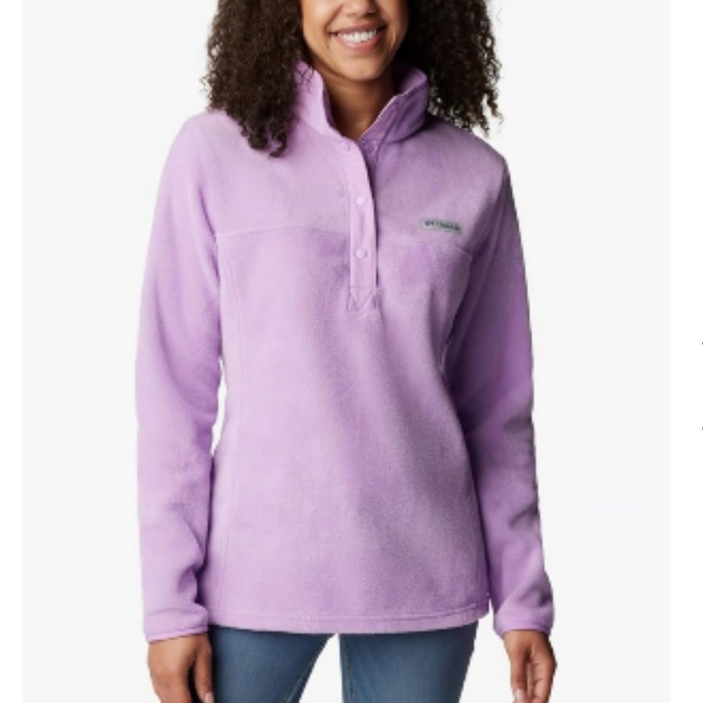 Columbia Women's Purple Fleece Pullover